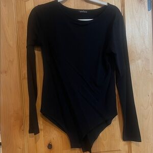 Black Long Sleeve Bodysuit